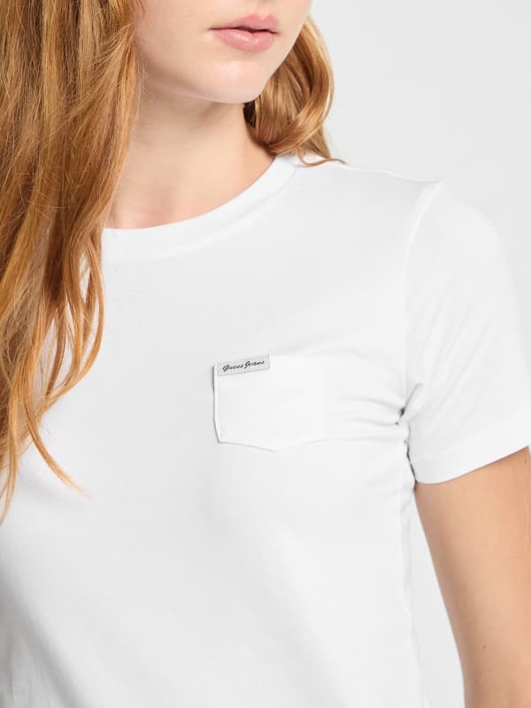 T-Shirt Slim Fit Tasche