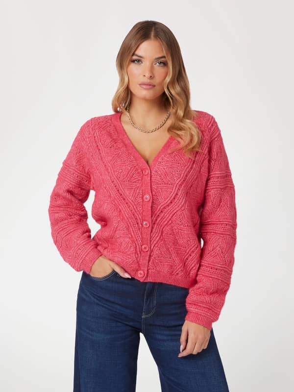 Cardigan Alpaka-Wollmix