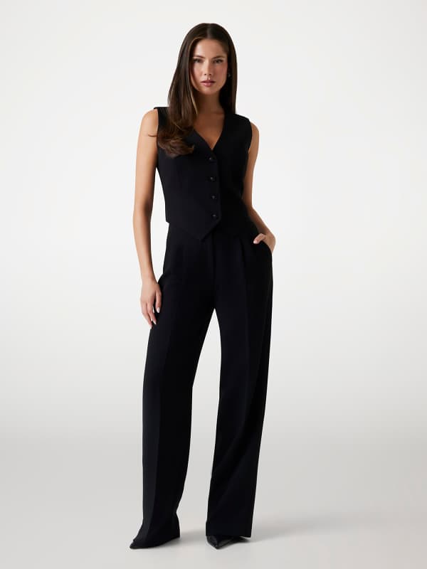  Guess Figurbetonte Creponweste 