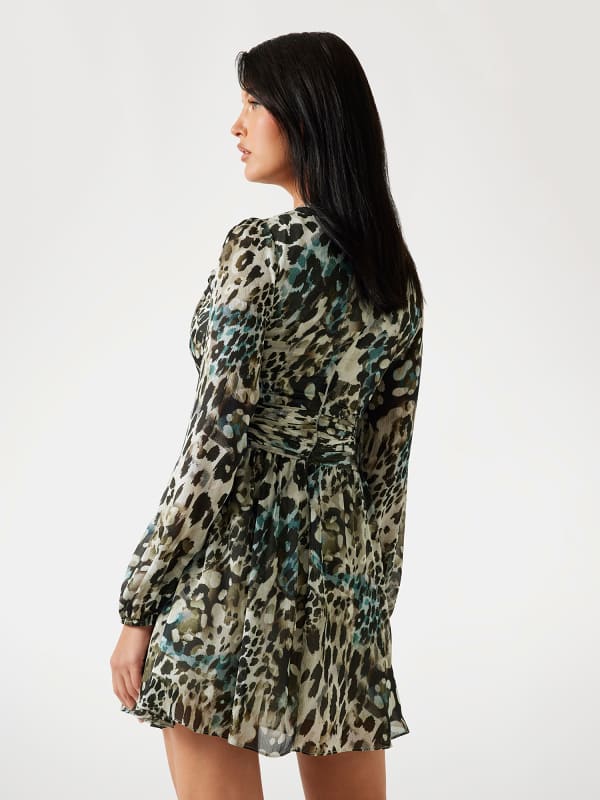  Guess Kurzes Kleid Blumenprint 