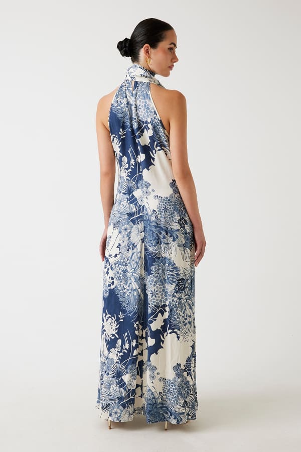  Guess Viskose Bedrucktes Langes Kleid 