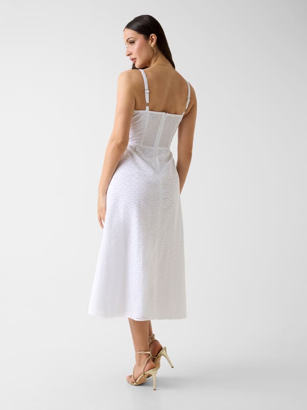  Guess Eyelets Midi Dress 