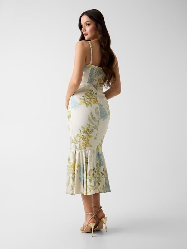  Guess Leinenmischung Dress 