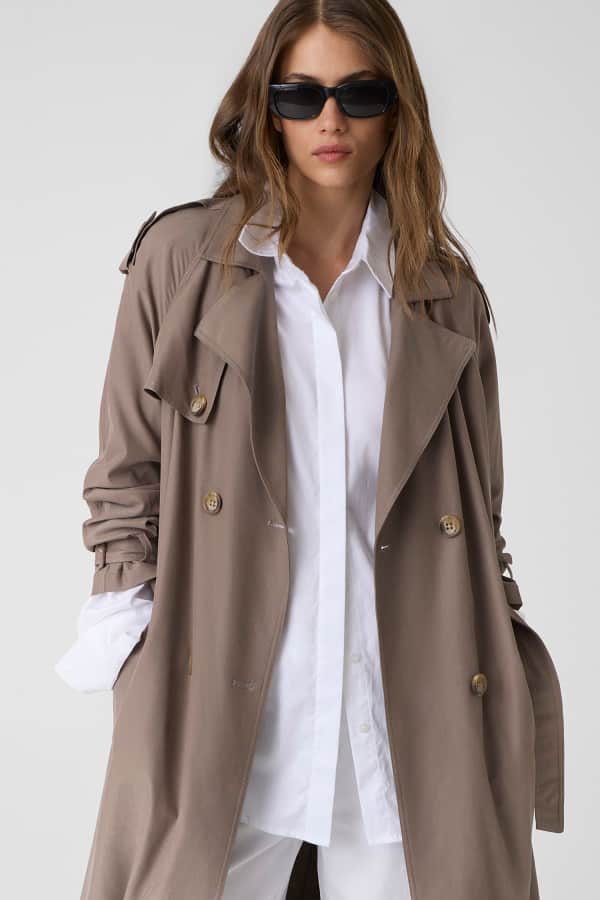  Guess Viskose-mischung Trench 