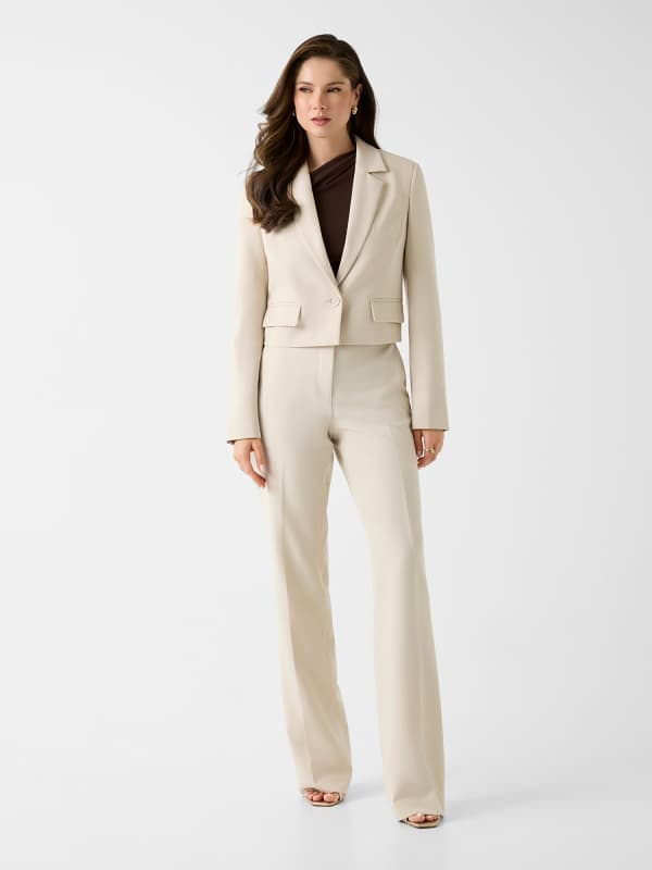  Guess Einreihiger Crop-blazer 