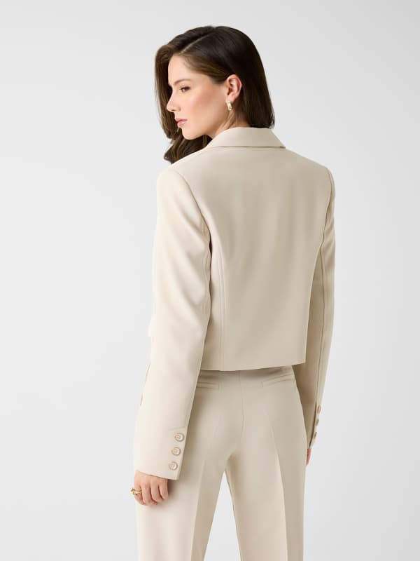  Guess Einreihiger Crop-blazer 