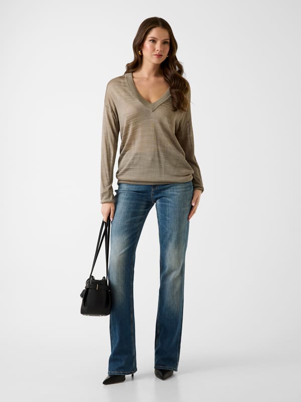  Guess V-ausschnitt Pullover 