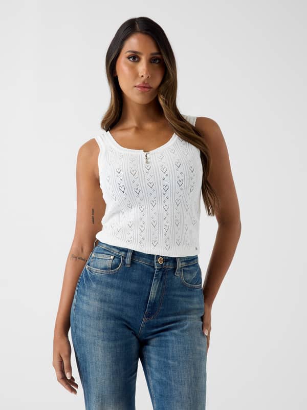  Guess Besticktes Tanktop 