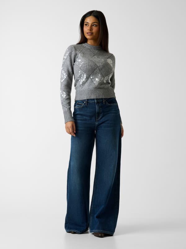  Guess Paillettenpullover 
