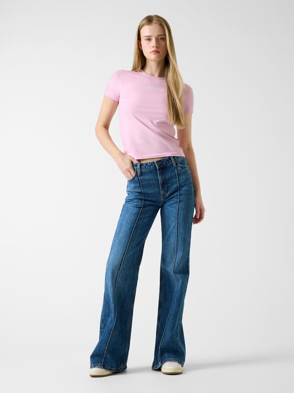  Guess High-waist-schlagjeans 