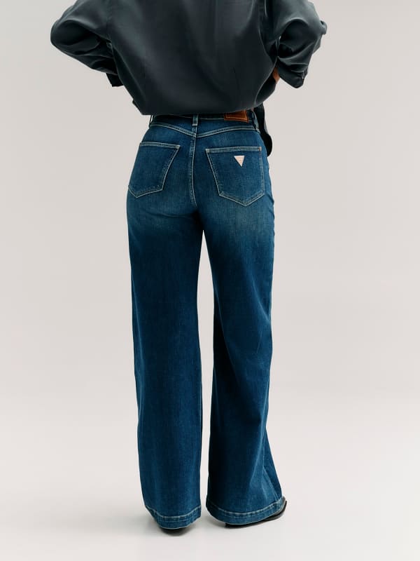  Guess Bellagio Jeans Mit Weitem Bein 