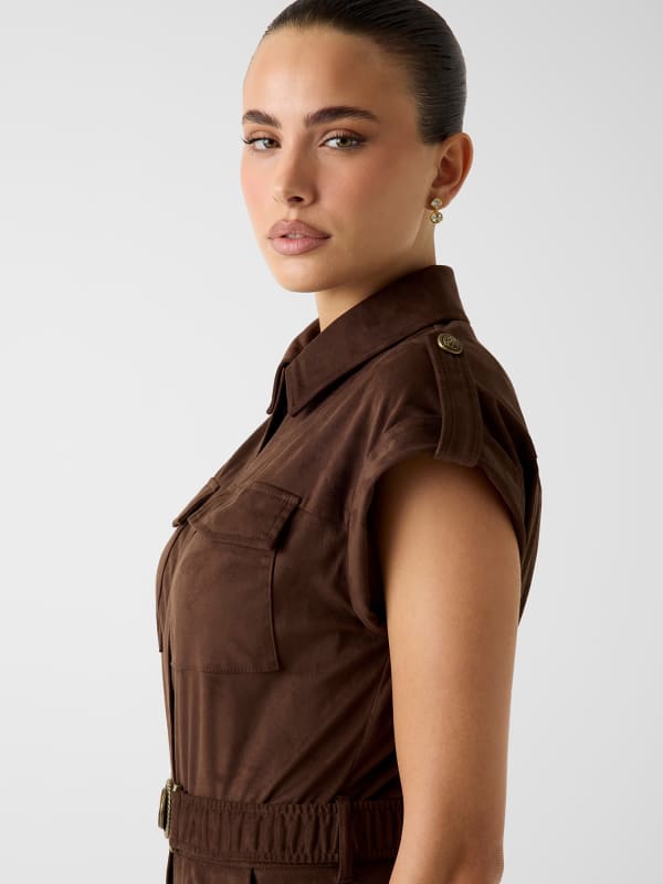  Guess Wildleder-jumpsuit 