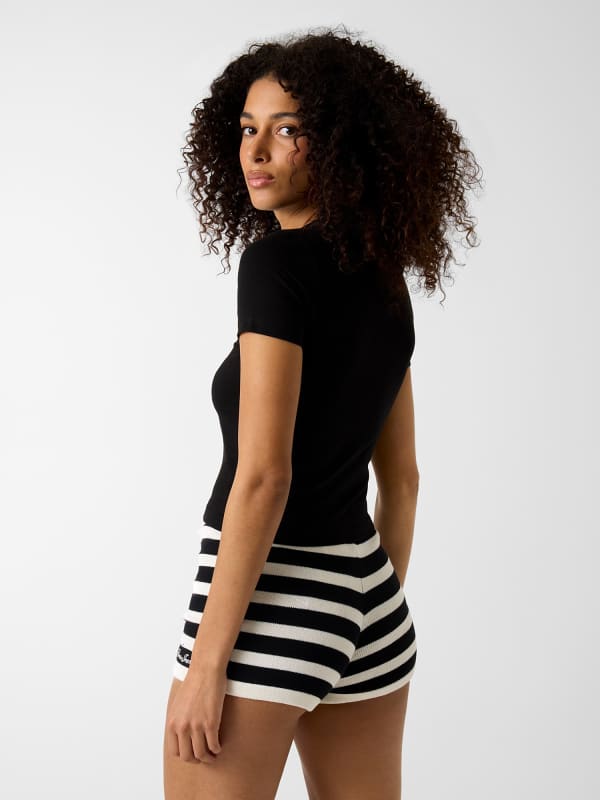  Guess T-shirt Mit Gesticktem Logo 