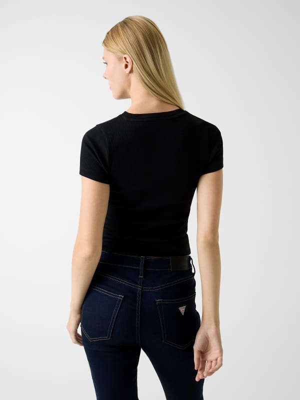  Guess T-shirt Mit Gesticktem Logo 