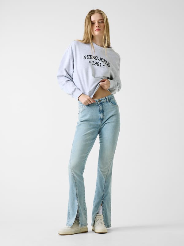  Guess Sweatshirt Mit Gesticktem Logo 