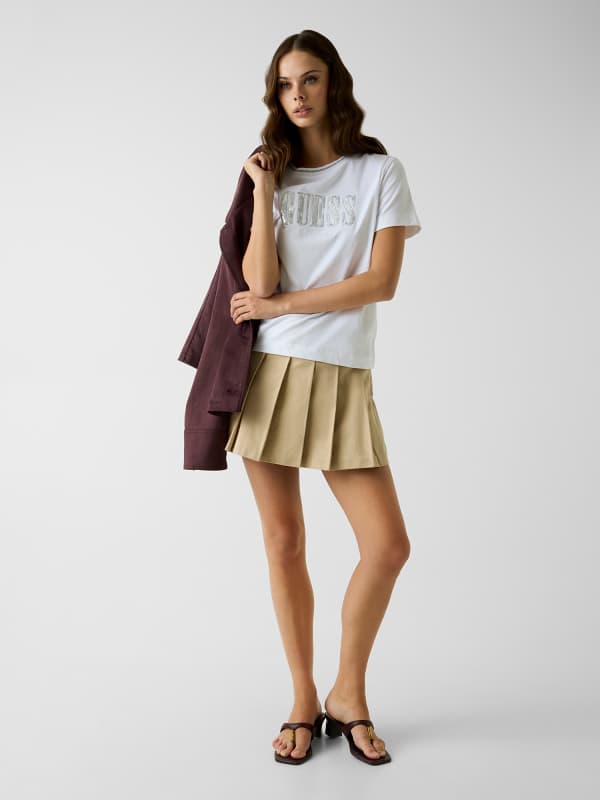  Guess T-shirt Mit Pailletten-logo 