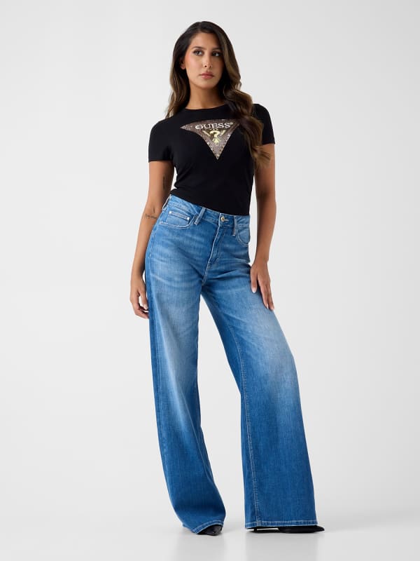  Guess T-shirt Mit Gedrucktem Logo 
