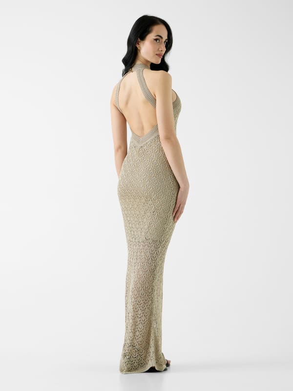 Guess Gestrickt Lang Dress 