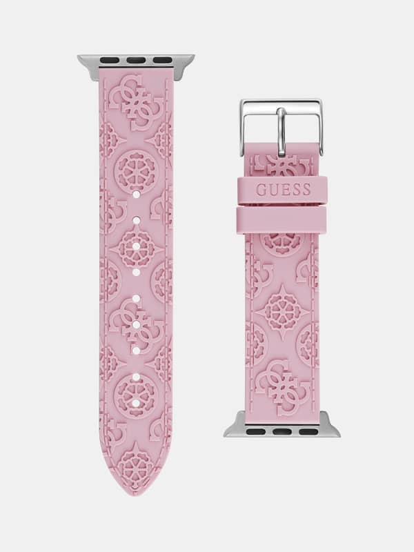 Guess Guess Strap With 4G Logo Print For Apple Watch(r)