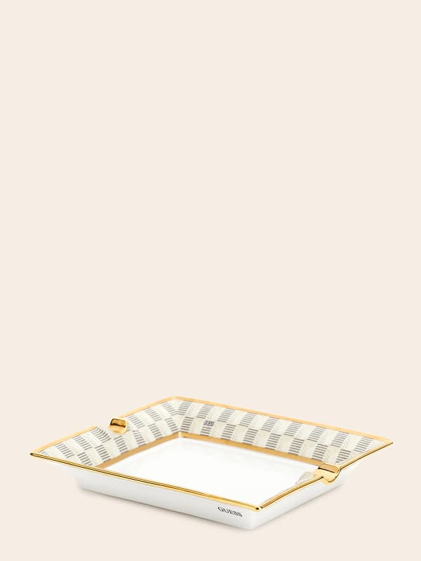 Bol À Clés Rectangulaire En Porcelaine