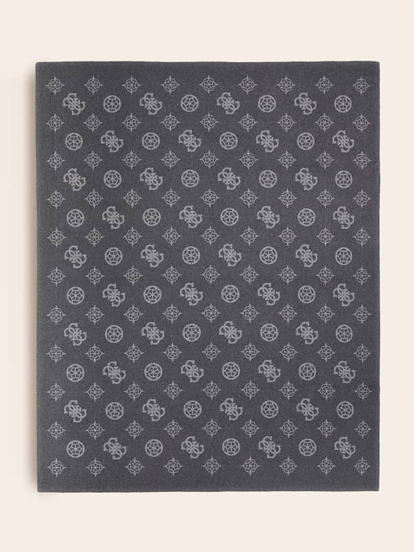 Wohndecke Aus Fleece 4G-Logo Und Peony-Logo