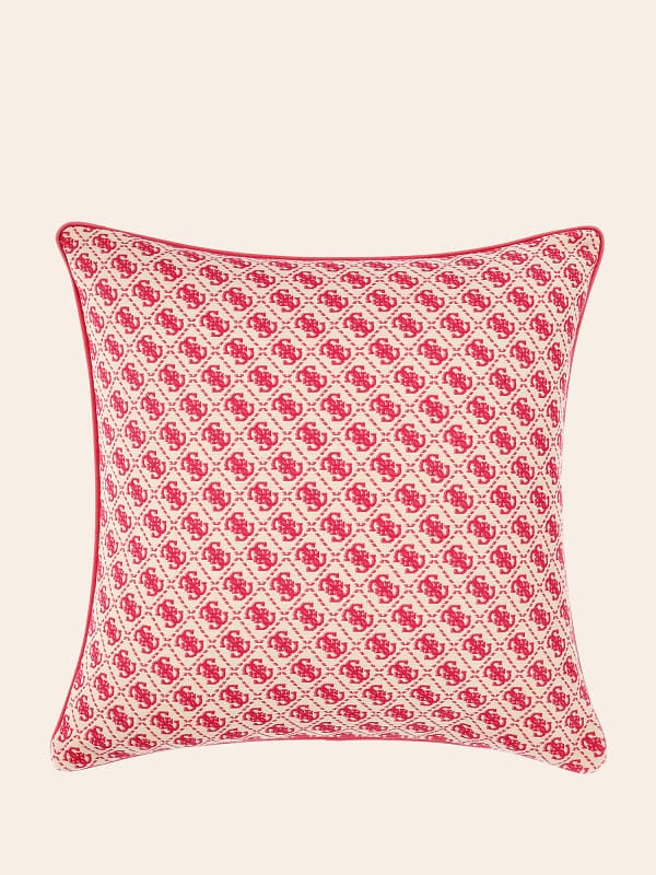 Guess 4G Logo Jacquard Square Cushion