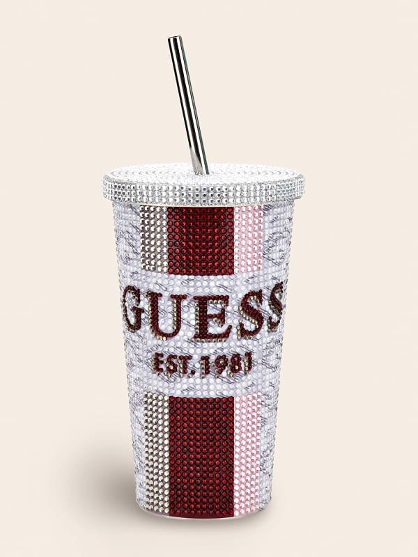 Guess G Cube Logo Travel Tumbler Cup