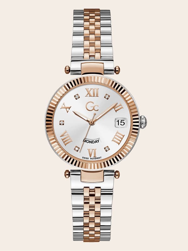 Armbanduhr Gc Mit Datumsanzeige Und Quarzuhrwerk