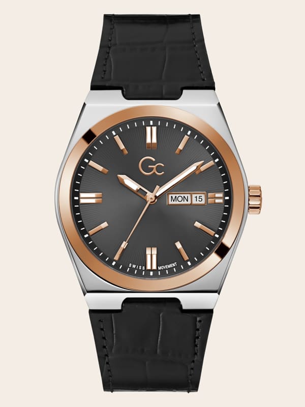 Marciano Guess Gc Leather Analogue Watch