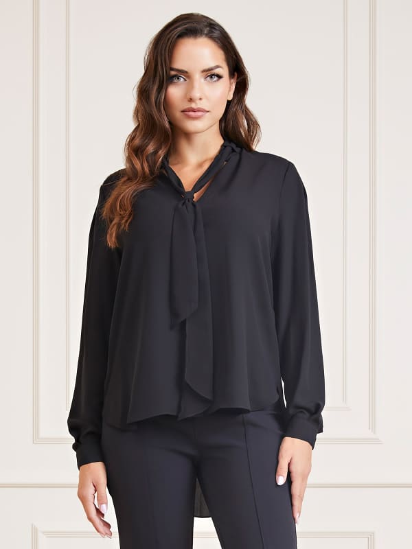 Guess Marciano Bow Collar Blouse