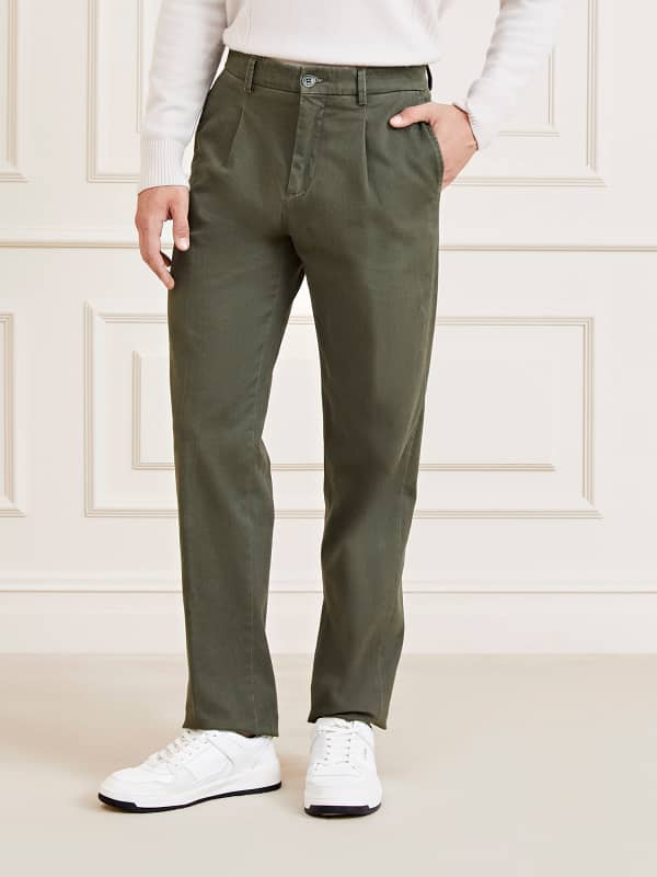 GUESS Pantalones Chinos Rectos Marciano