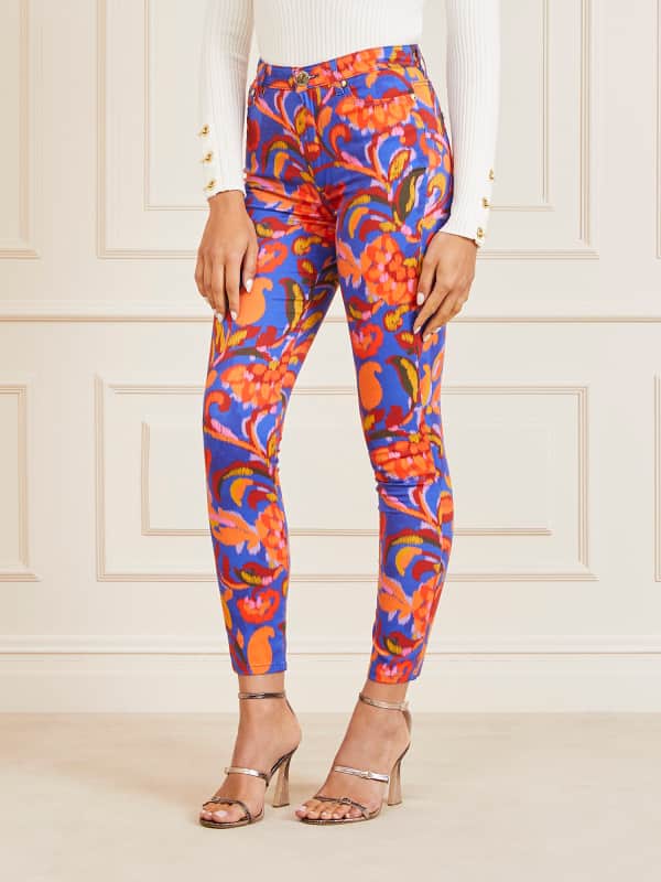 Guess Marciano All Over Print Denim Pant