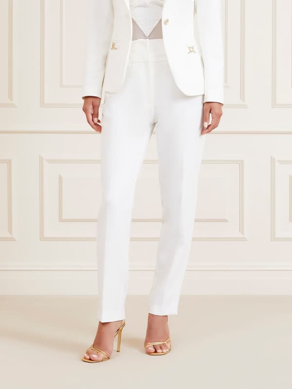 GUESS Pantalon Évasé Taille Moyenne Marciano