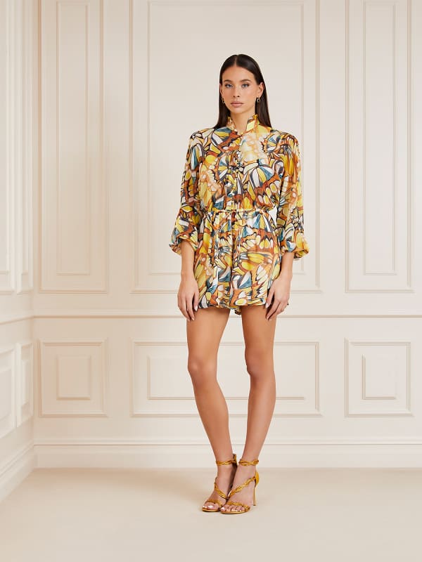 Guess Marciano All Over Print Short Jumpsuit