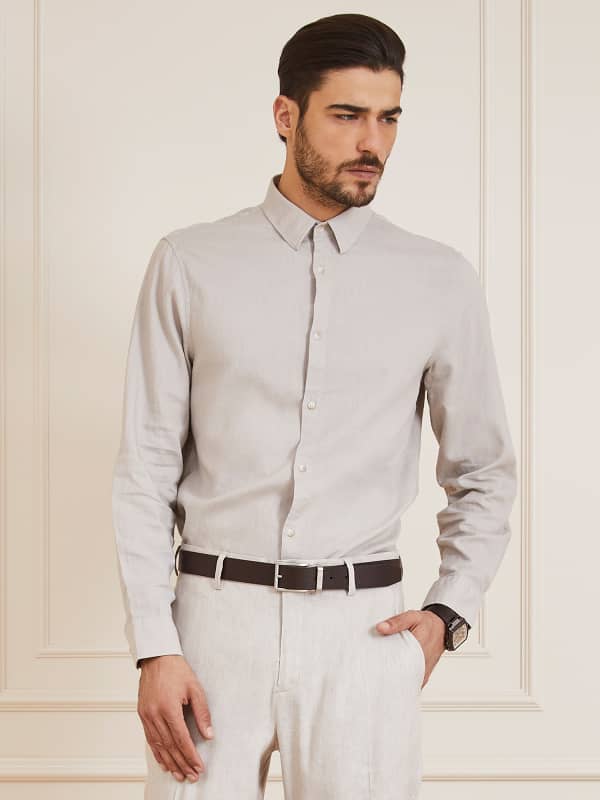 Guess Marciano Linen Blend Shirt