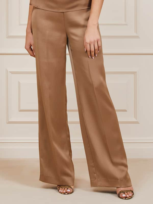 GUESS Pantalon En Satin À Chaînette Marciano