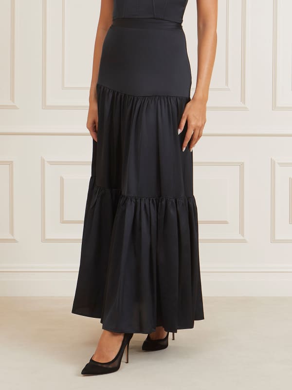 Guess Marciano All Over Pleated Skirt