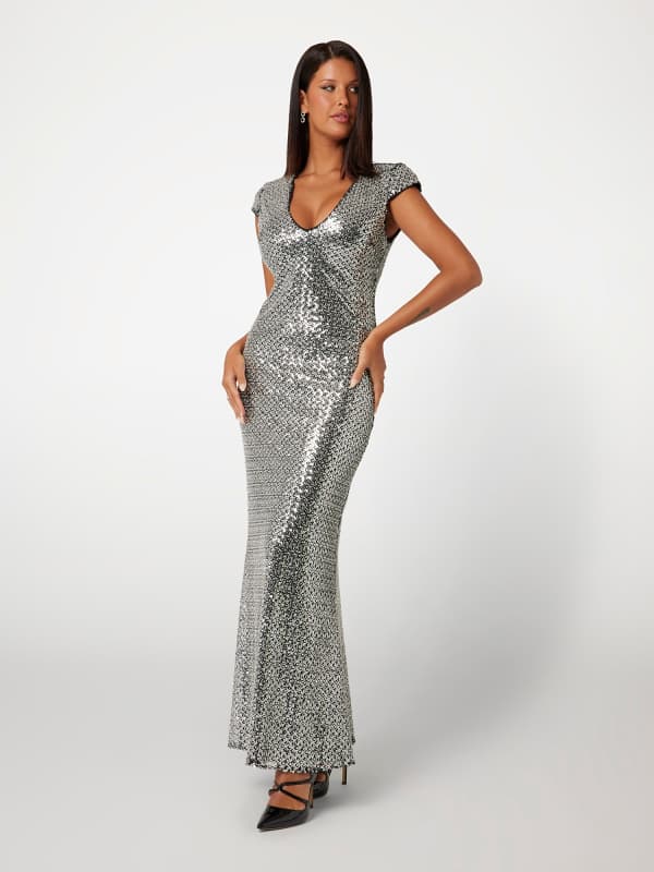 Buy Marciano Guess Marciano Sequins Long Dress in Bahrain discount voucher