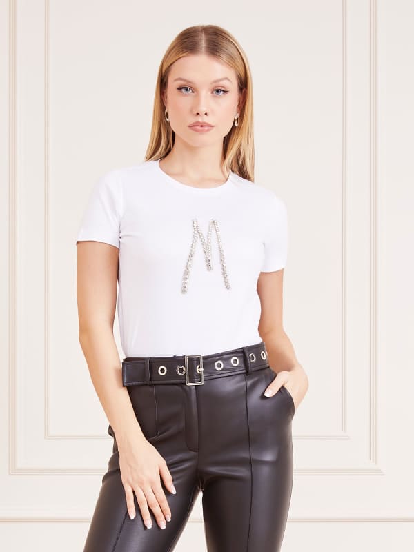 Marciano T-Shirt Met Logo Voorkant