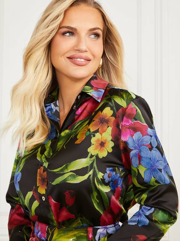 Marciano-Bluse Mit Allover-Print