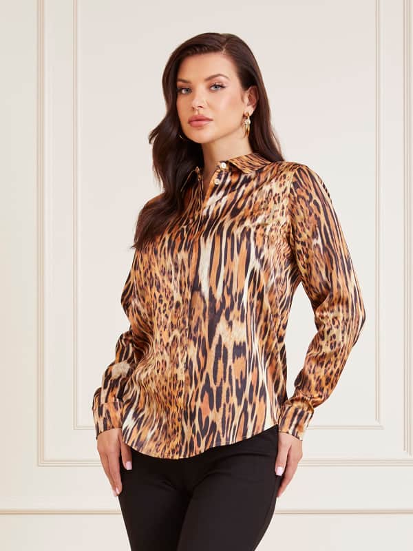 Marciano-Bluse Mit Allover-Print