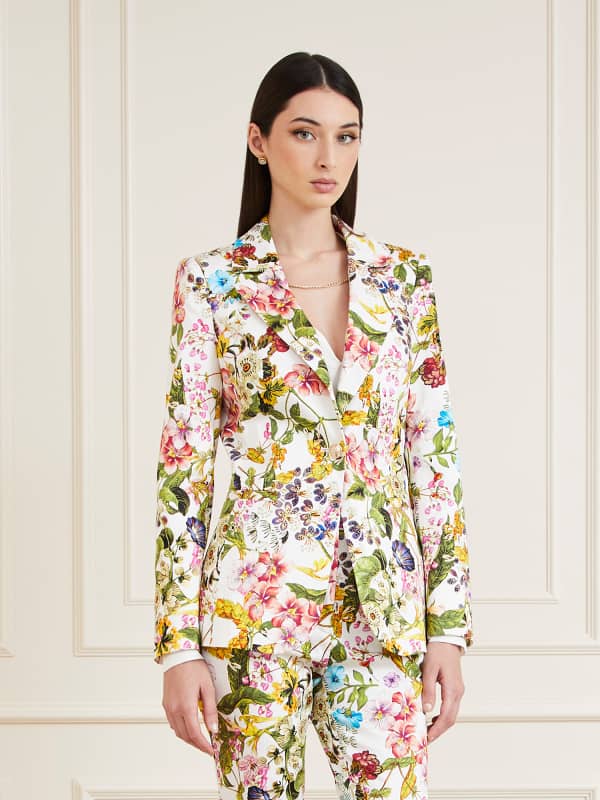 GUESS Blazer Con Estampado Floral Marciano