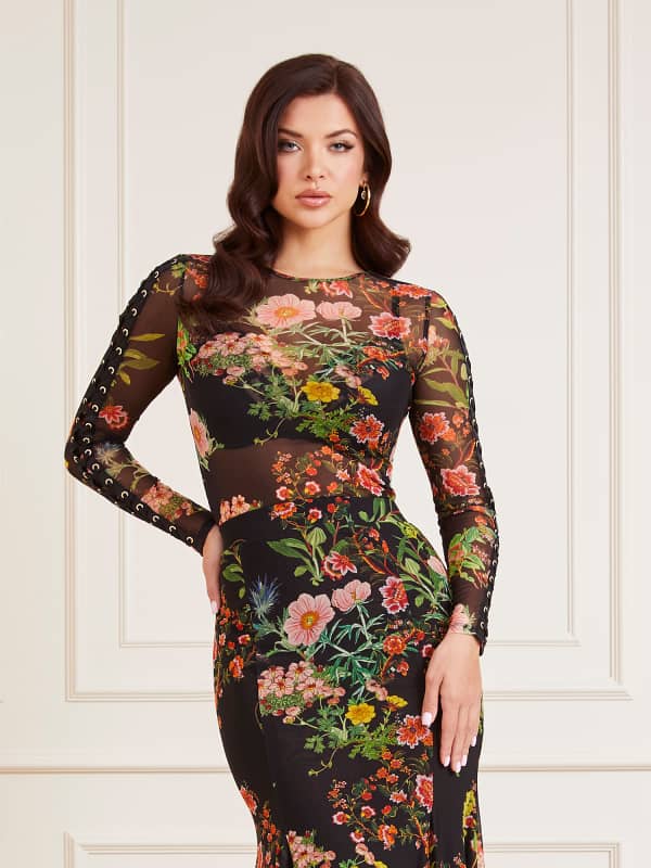 Marciano Gazen Top Met Bloemenprint