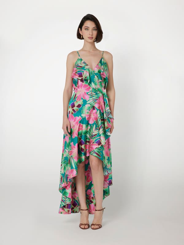 Marciano Guess Marciano Floral Print Long Dress