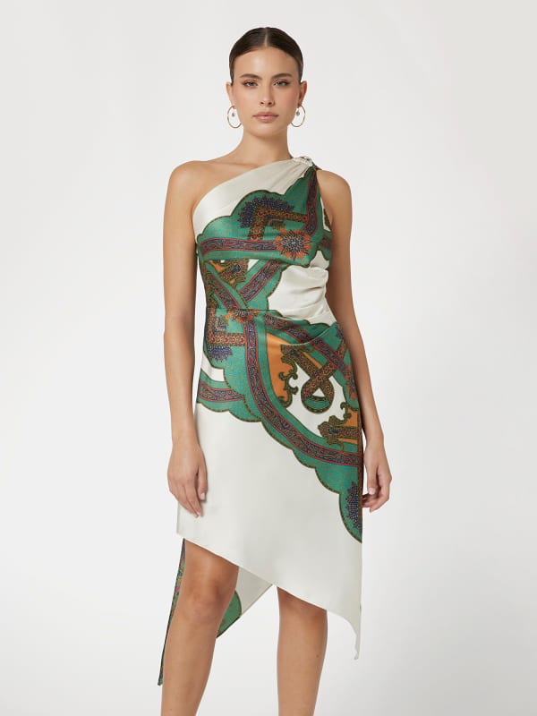 Marciano Guess Marciano All Over Print Midi Dress