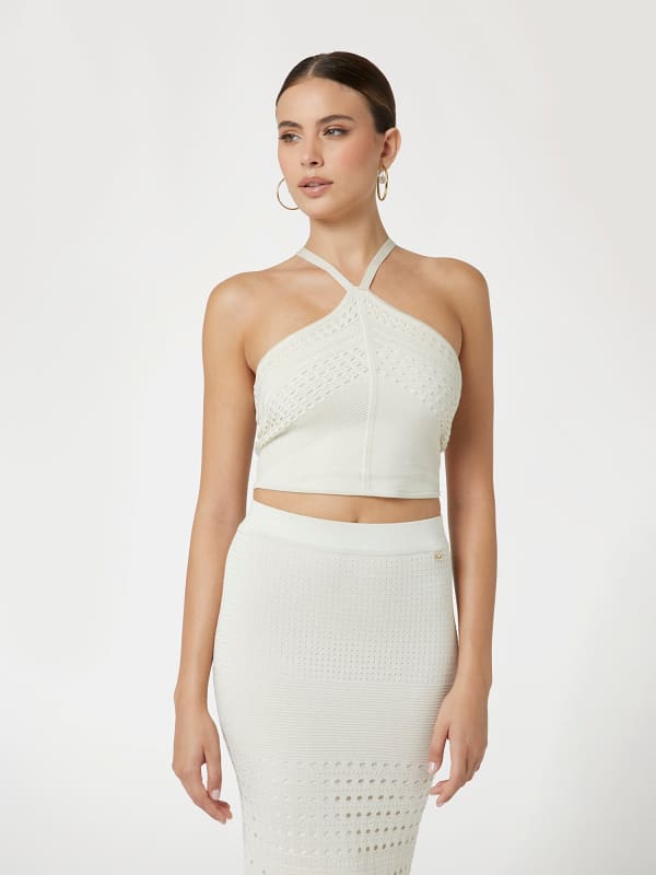 GUESS Crop Top En Maille Marciano