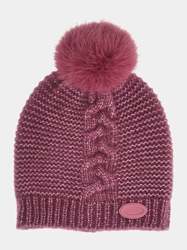 GUESS Cuffia Pompon