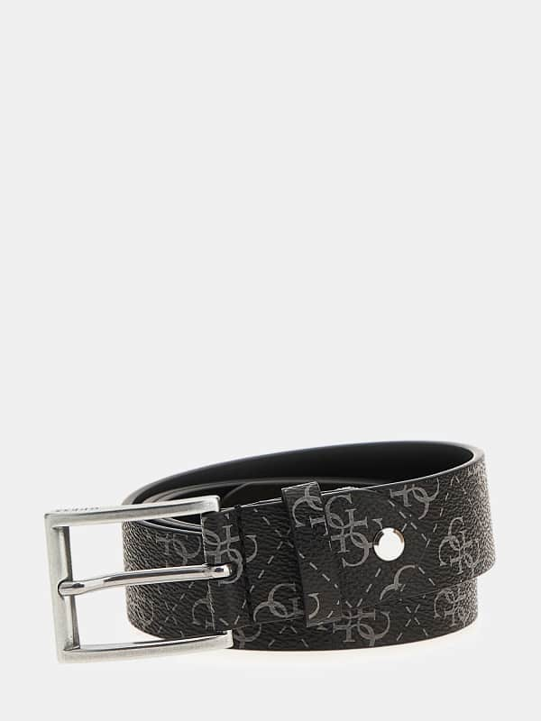 GUESS Ceinture Classic Cuir Véritable 4G