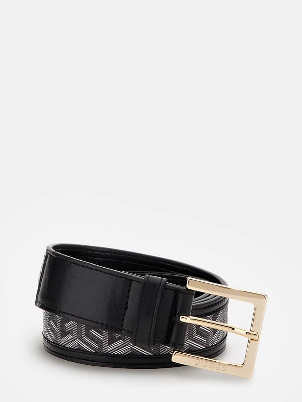 Guess Hallie G Cube Logo Belt