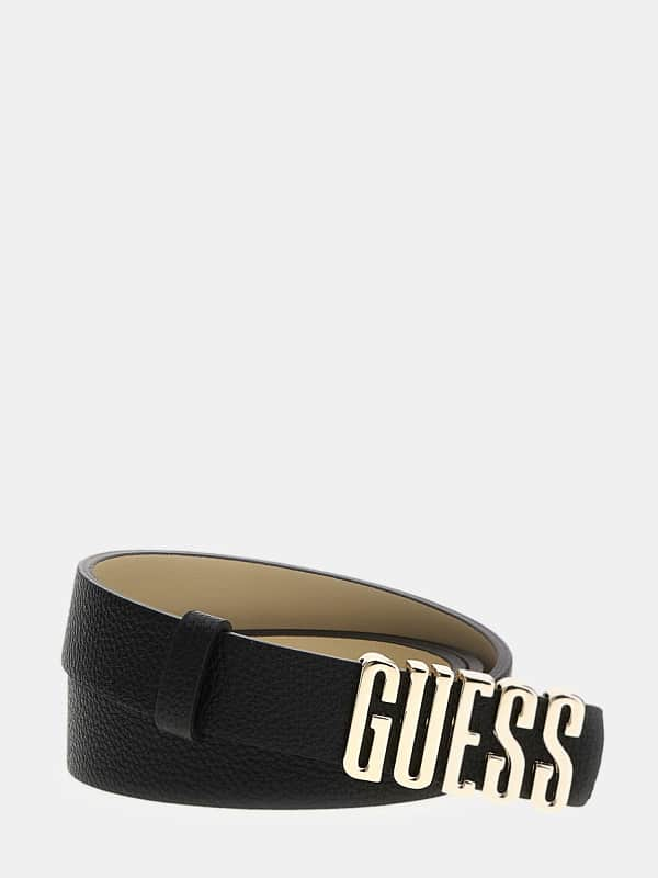 Guess Meridian Logo Lettering Belt